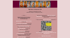 Desktop Screenshot of contemporaryviola.com
